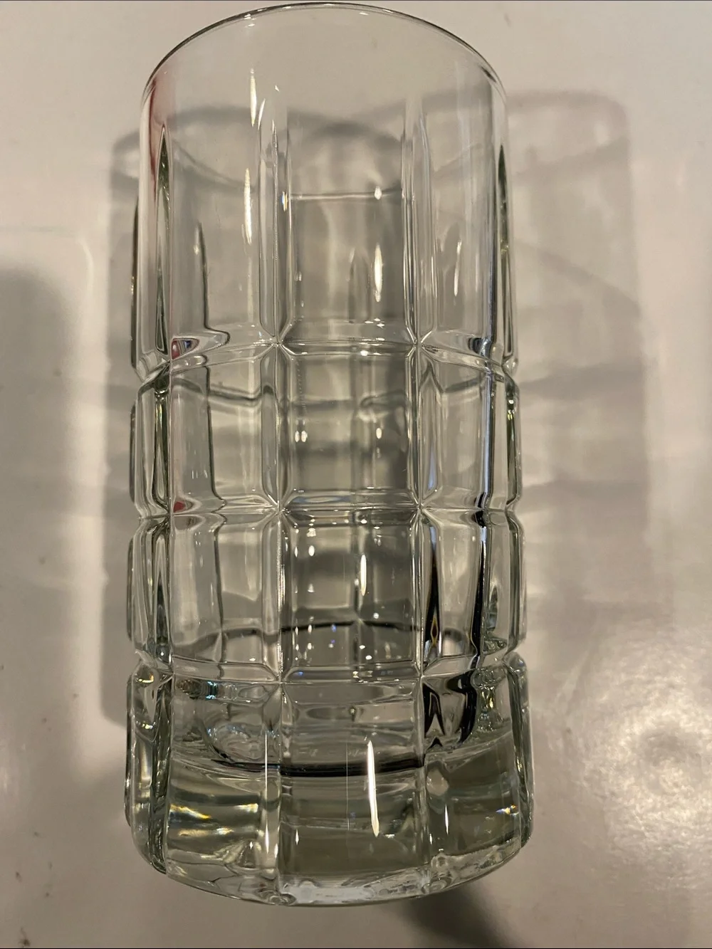 Vintage Anchor Hocking Tartan/Manchester Pattern, Set of 2 Glasses
